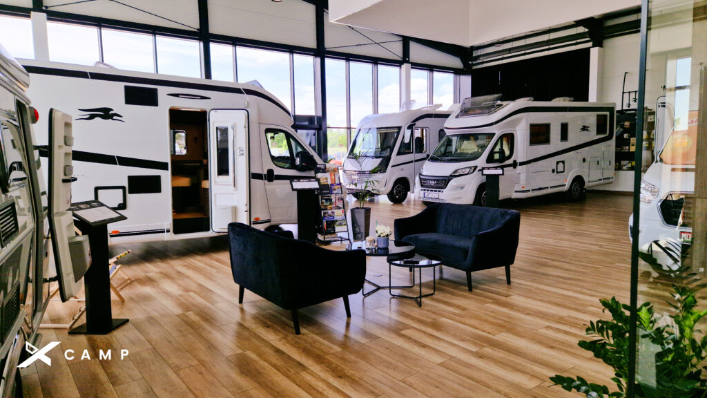 Kampery i przyczepy kempingowe, poczekalnia XCamp