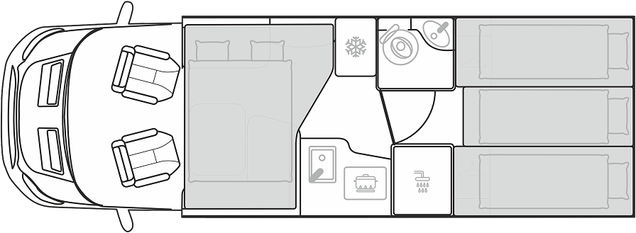 Układ Masuria 780TL i Masuria 780TLL - Wersja nocna