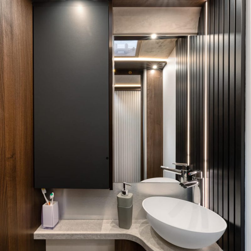 Łazienka Masuria 790 TL - wersja kolorystyczna mebli Noce Symphony